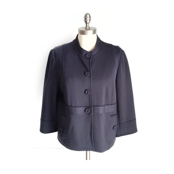 SANDRO PARIS DEEP PURPLE SWING JACKET WOMENS SIZE M - Picture 4 of 6